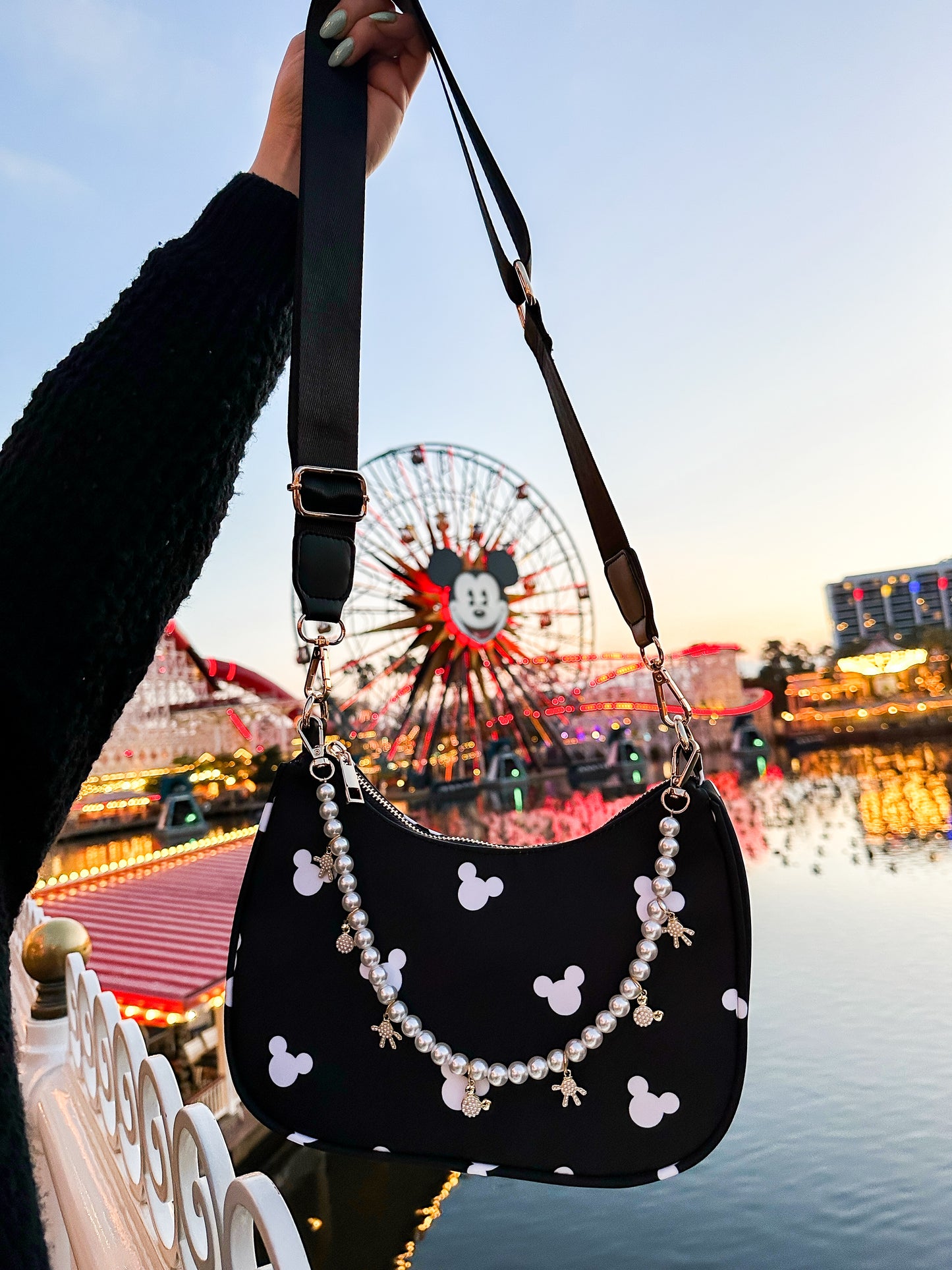 Black and White Mouse Purse