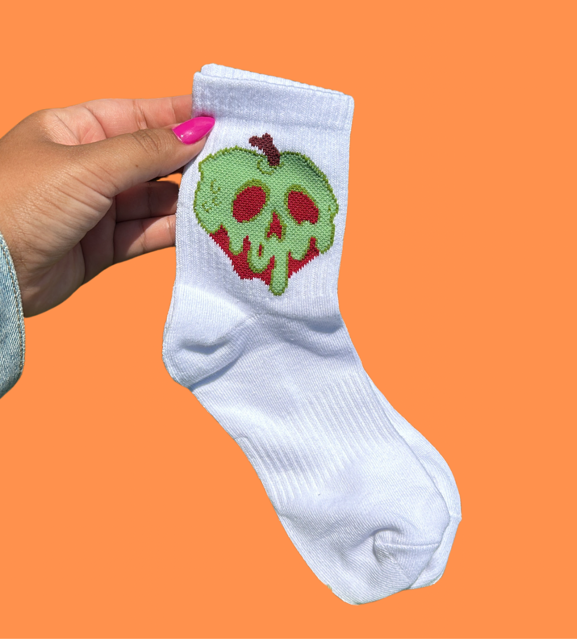 Poison Apple Half-Crew Socks