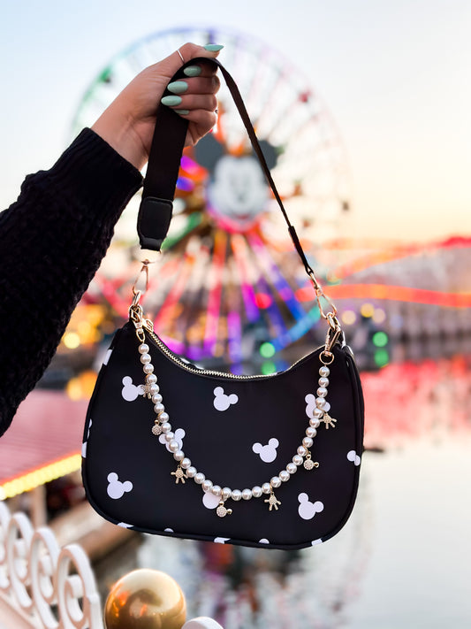 Black and White Mouse Purse